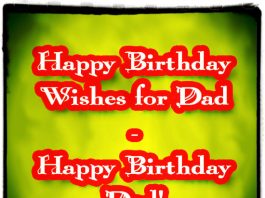 happy birthday wishes for dad