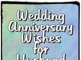 Wedding Anniversary Wishes for Husband