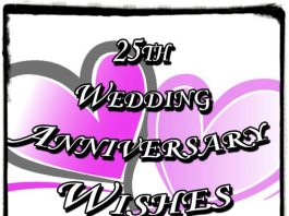 25th wedding anniversary wishes