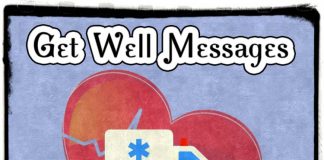 Encouraging get well messages after surgery
