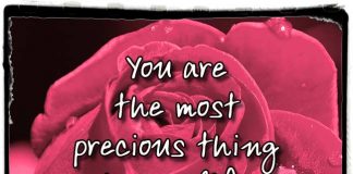 You arethe mostprecious thingin my life Happy Anniversary