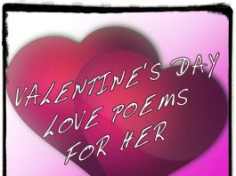 Valentine’s Day Love Poems For Her