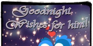 Goodnight Wishes For Him – Sleep Well My Love