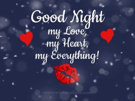 Good night my everything