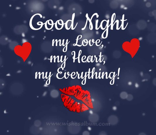 Good night my everything