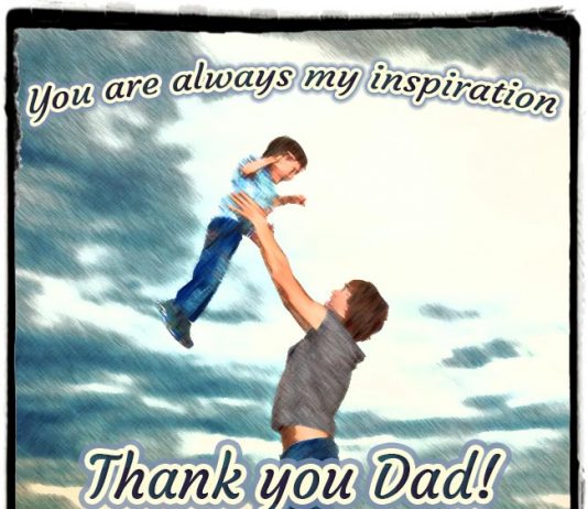 Thank you Dad mesaages