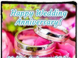 Wedding anniversary wishes for friends