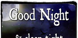 Good night and sleep tight my Friend - Good night messages for friends