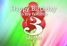 3rd Birthday Wishes – Happy Third Birthday Happy birthday to my favorite 3 year old - 3rd birthday wishes