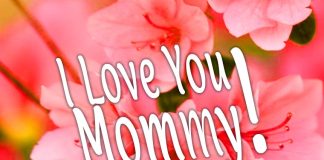 I love you mommy - Mother's day