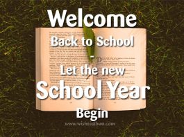 Welcome Back To School Messages