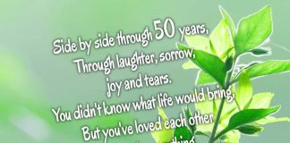 50th wedding anniversary wishes