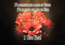 Sending you a dose of cheer get well wishes