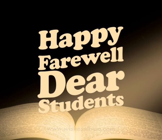 farewell messages for students