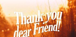 Thank you dear friend - appreciation messages for friends