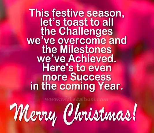 Christmas wishes for colleagues